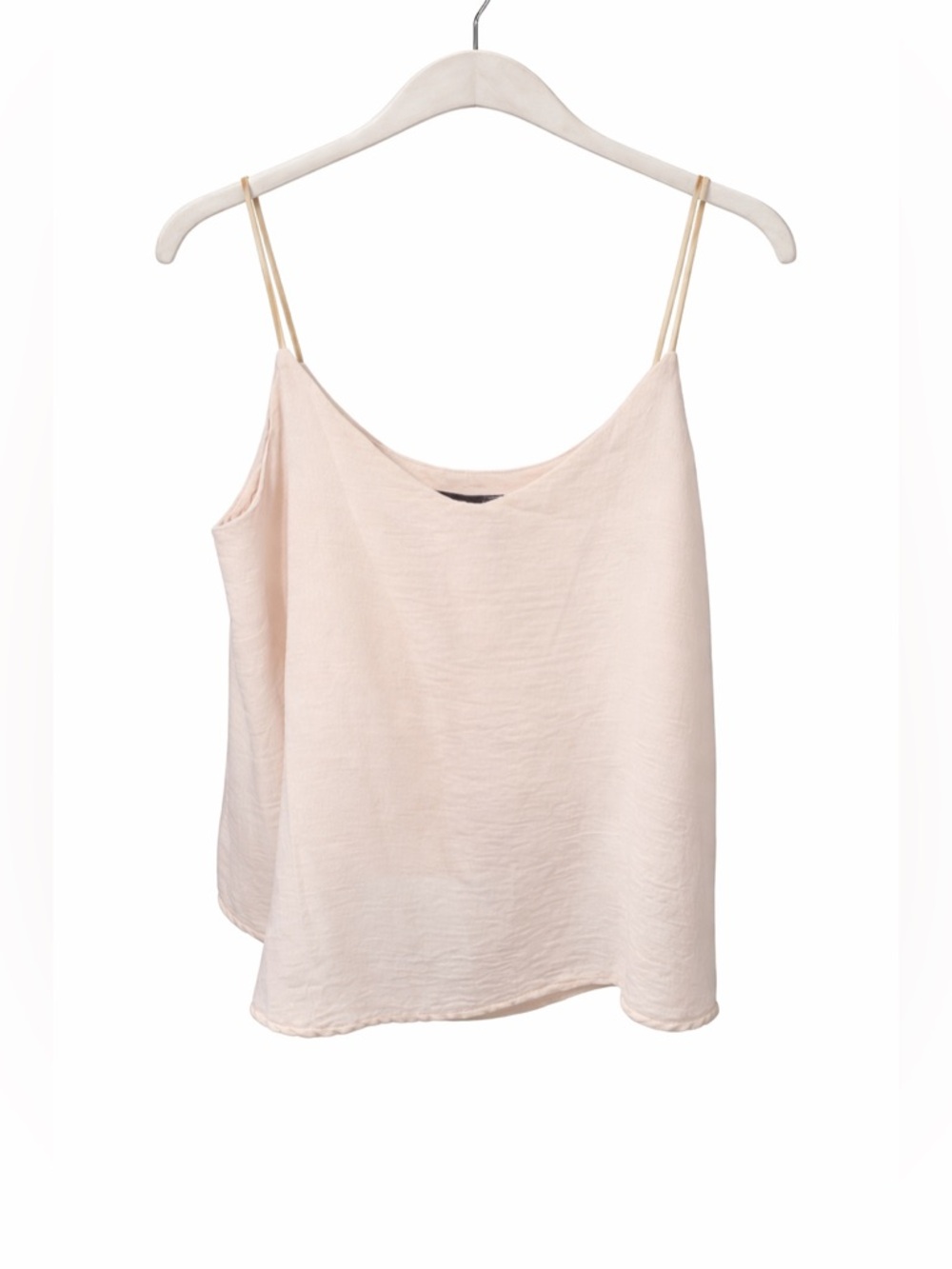 Boohoo Cream Minimalist Camisole Tank | Soft Girl Neutral Basic | Size S